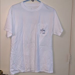 Men’s white guy Harvey T-shirts